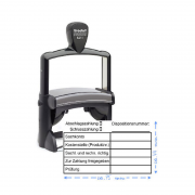 Kontierungsstempel (Trodat 5211), ca. 75 x 44 mm